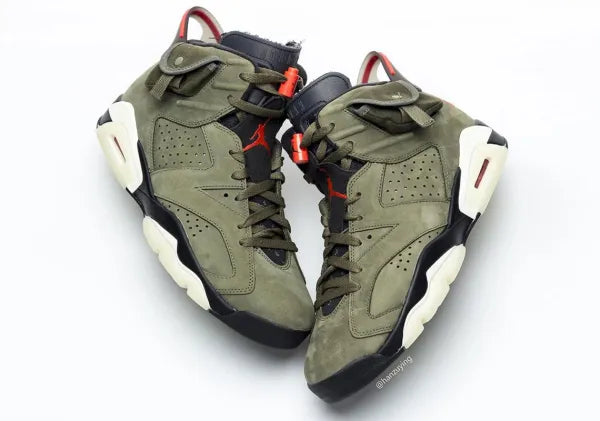 Air Jordan 6 Retro x 
Travis Scott "Cactus Jack"