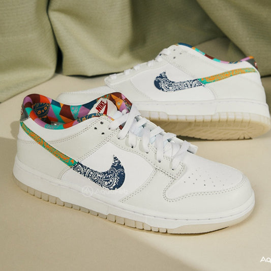 Nike Dunk Low
"White Multi-Color Paisley"